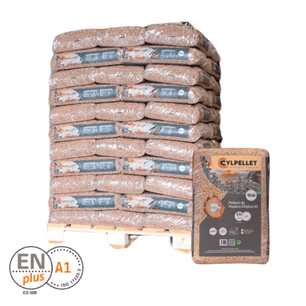 Cylpellet. 1palette de 72 sacs de 15 kg de granulés certifiés En plus